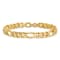 14K Yellow Gold 8mm Hand-Polished Figaro Link Bracelet
