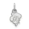 Rhodium Over Sterling Silver LogoArt Oklahoma State University Extra
Small Pendant
