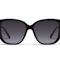 Quay Ever After Black Square Frame / Smoke Lenses Sunglasses