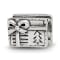 Sterling Silver Christmas Present Bead