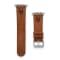Gametime MLB New York Mets Tan Leather Apple Watch Band (42/44mm S/M).
Watch not included.