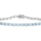 Sky Blue Topaz Tennis Bracelet In Sterling Silver 14.42ctw