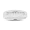 Diamond 14k White Gold Men's Band Ring 0.30ctw