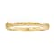 10k Yellow Gold 5.9mm Bangle Bracelet 7 inches