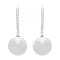 12-13mm Round White Freshwater Pearl with 0.27ctw Diamond 14K White Gold
Drop Earrings