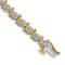 14k Yellow Gold and 14k White Gold with Rhodium over 14k Yellow Gold
Diamond Bracelet