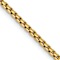 14k Yellow Gold 1.75mm Hollow Round Box Chain 28"
