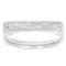 Mother-Of-Pearl Band Ring In Sterling Silver