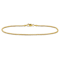 10K Yellow Gold 1.6mm Box Link Bracelet