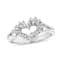 0.20ctw Diamond Heart Shaped Ring in 14k White Gold