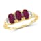 Red Ruby 14K Gold Over Sterling Silver Ring 1.80ctw