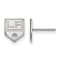 Rhodium Over Sterling Silver NHL Los Angeles Kings LogoArt Extra Small
Post Earrings