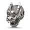 Sterling Silver Reflections Antiqued Chinese Dragon Hinged Bead