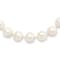 Rhodium Over Sterling Silver 12-13mm White Freshwater Cultured Pearl Necklace