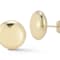 Bellissima Gold 14K Yellow Gold Bold Button Studs
