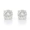 Certified White Lab-Grown Diamond H-I SI 14k White Gold Solitaire Stud
Earrings 0.75ctw