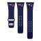 Gametime New England Patriots Navy Silicone Band fits Apple Watch
(42/44mm M/L). Watch not included.