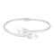 8.5-9mm White Cultured Freshwater Pearl Silver  Bracelet