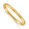14k Yellow Gold 5mm Children's Polished Hammered Hinged Bangle