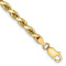 10k Yellow Gold 4mm Diamond-Cut Rope Link Bracelet