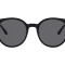 Gucci Black Frame / Gray Round Polarized Lens Sunglasses