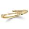 Rachel Zoe Pave CZ Bypass Snake Bangle Bracelet in 14K Gold Over
Sterling Silver