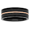 Robert Alton Men's Rose Ion Plated 8mm Band Ring In Stainless Steel