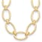 14K Yellow Gold 25.5mm Oval Link 18-inch Necklace