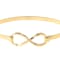 Infinity Bracelet In 18K Gold Over Bronze