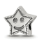 Sterling Silver Smiley Star Bead
