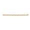 14k Yellow Gold 7.5mm Hand-polished and Textured Fancy Link Bracelet
