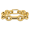14K Yellow Gold Round and Oval Open Link 8.25 Inch Bracelet
