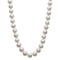 White Cultured Freshwater Pearl Rhodium Over Sterling Silver 17.5 Inch
Strand Necklace