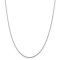Rhodium Over Sterling Silver 2.25mm Cable Chain