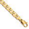 14K Yellow Gold 8.3mm Hand-Polished Fancy Link Bracelet