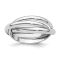 14K White Gold Polished Rolling Ring