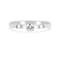 Rhodium Over Sterling Silver Lab Grown Diamond Solitaire Ring