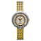 Croton Ilaria Two-Tone Floating Crystal Watch with White Mother Of Pearl Dial