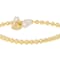 Cultured Freshwater Pearl And Bead Stretch Bracelet In 18K Gold Over
Bronze 7mm