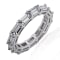 White Cubic Zirconia Platinum Over Sterling Silver Ring 3.50ctw