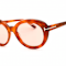Tom Ford Blonde Havana Frame / Violet Lenses Sunglasses