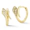 Sterling Statements 14K Yellow Gold Over Sterling Silver Cubic Zirconia
Snake Hoop Earrings