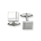 Stainless Steel Geometric Design Cuff Links