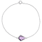 Kite Amethyst Station Bracelet In Sterling Silver 1.68ctw
