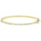 Lab-Grown Diamond Stackable Bangle Bracelet In 14K Gold Over Sterling
Silver 1.00ctw