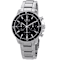Bulova Men's Marine Star Black Dial, Stainless Steel Watch