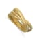 14K Yellow Gold 3 Intertwined 7-inch Slip-on Bangle