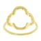 Clover Ring In 18K Gold Over Sterling Silver