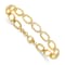 14K Yellow Gold Lab Grown Diamond VS/SI GH, Oval Link with 0.25 Inch
Extension Bracelet