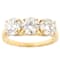 Lab-Grown Diamond Three-Stone Ring In 14K Gold 5.00ctw
